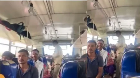 human interest story child in CRPF ST conductor distributed Peda