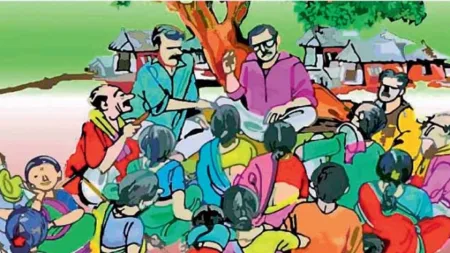 Mahatma Gandhi work of conflict-free village campaign kolhapur