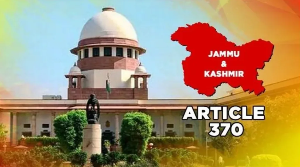 Hearing on Article 370 begins