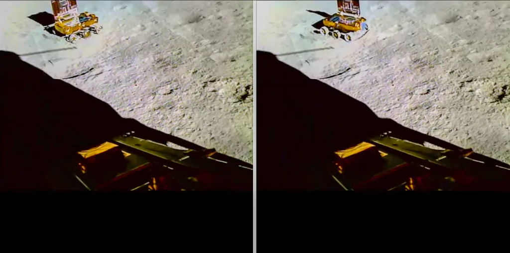 'In Chandamama's yard, Rover is crawling happily'