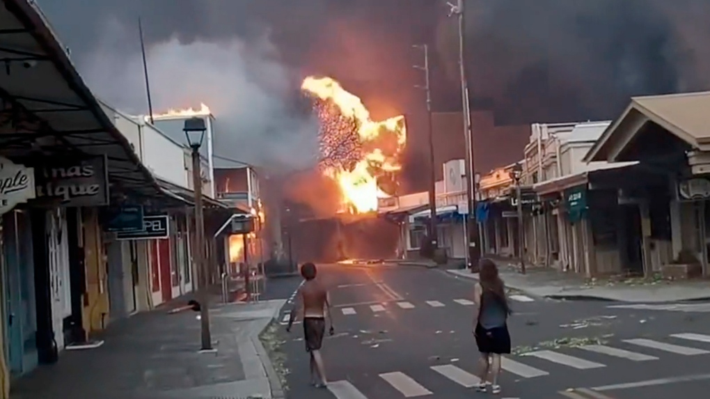 Wildfires in the forests of Hawaii, 53 people died