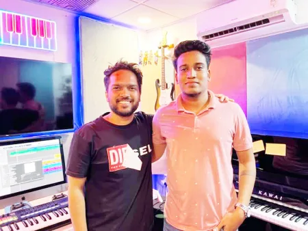 A youth from Sadashivgad became a music composer