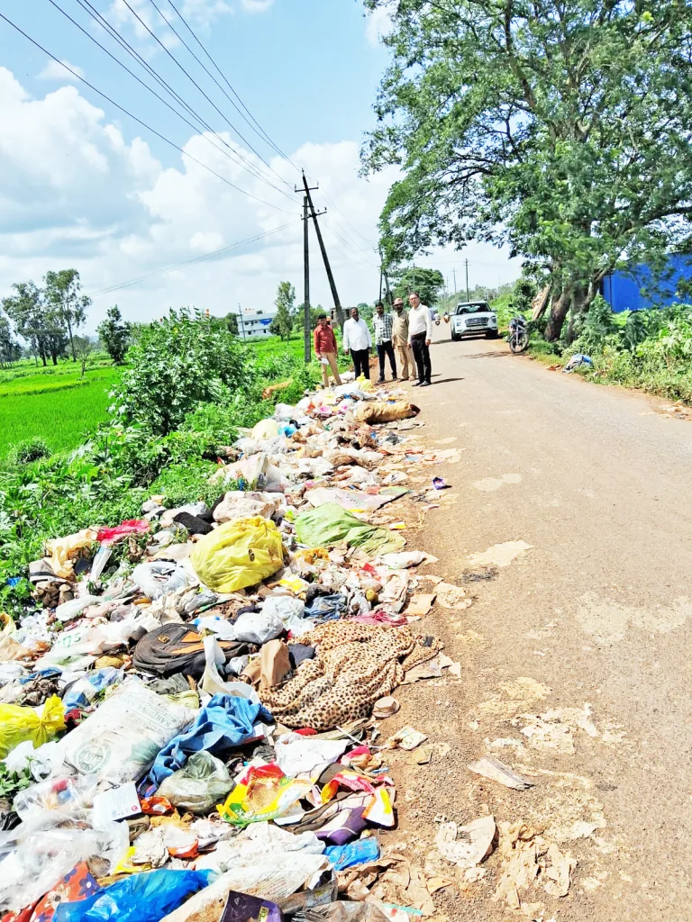 The commissioner should inspect the place where waste is dumped