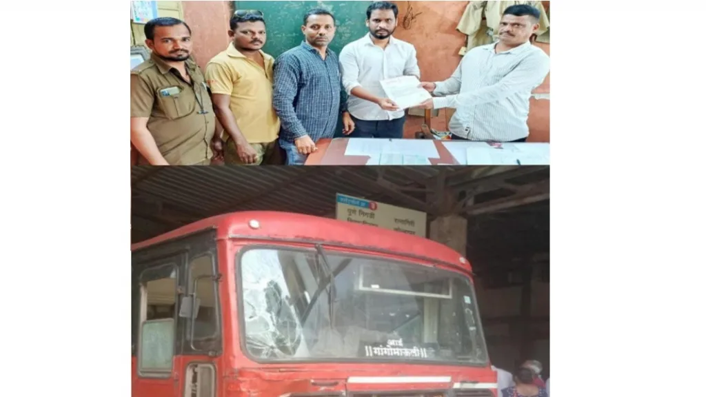 अपघातग्रस्त बस प्रवासी सेवेत। जीवितहानी झाल्यास जबाबदार कोण ?