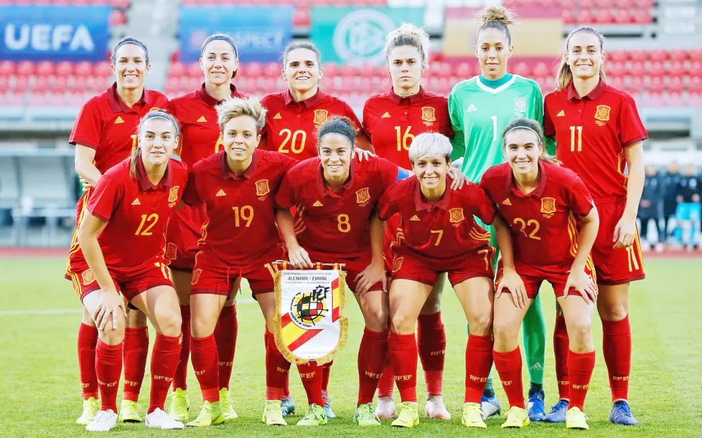 Semi-final match between Spain and Sweden football teams today