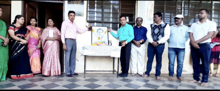 स.ब.खाडे महाविद्यालयात सदभावना दिवस रॅली व प्रतिज्ञा