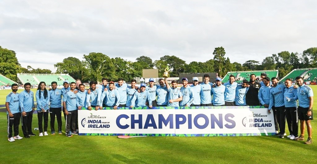 Third match canceled due to rain, Team India T20 series win