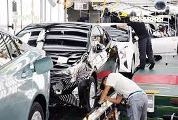 Toyota halted production at all plants in Japan