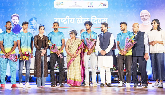 National Sports Day is celebrated with enthusiasm