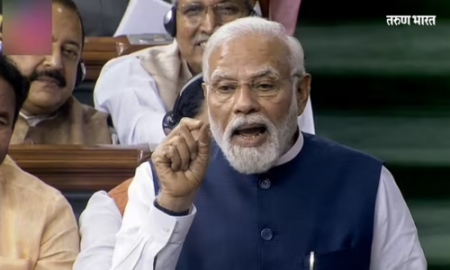 The opposition's motion of no confidence fortunate PM Modi