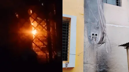 fire broke out at the telecommunication office in Savalj inciden