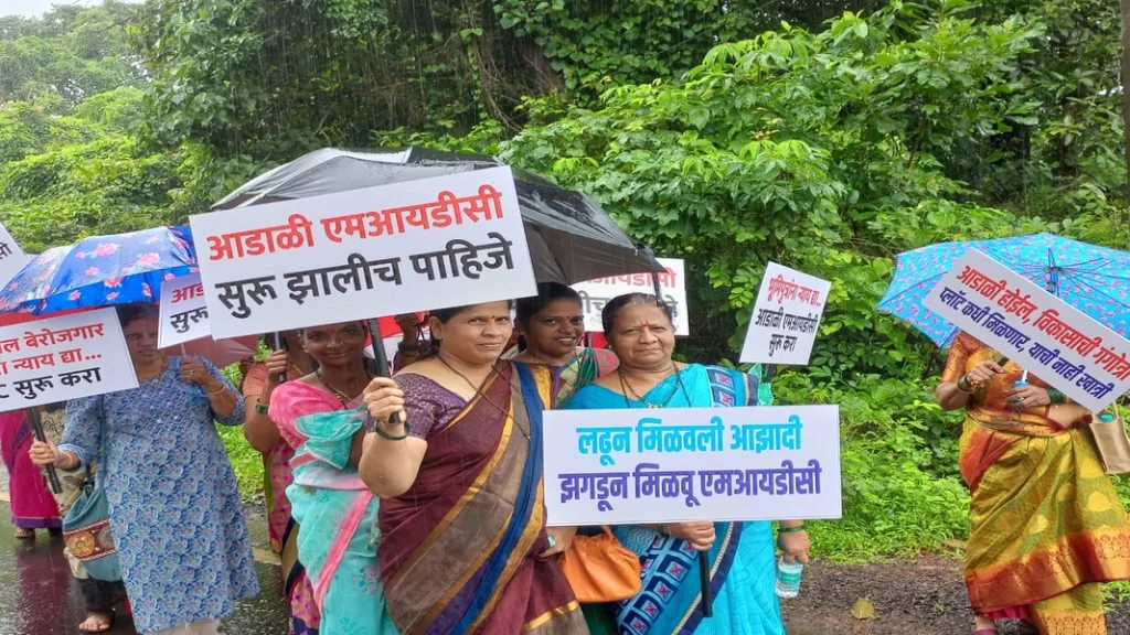 आडाळी ते बांदा ‘’लाँगमार्चला ” तूफान प्रतिसाद