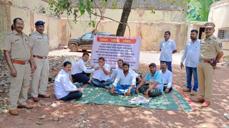 देवबाग सरपंच उल्हास तांडेल यांनी छेडलेले उपोषण अखेर स्थगित !