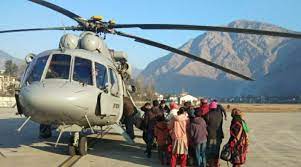 हिमाचल बचावकार्यात वायुसेनाही सहभागी Air Force also participated in Himachal rescue operation
