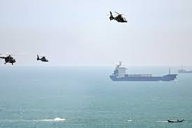 China resumes military exercises in the sea near Taiwan