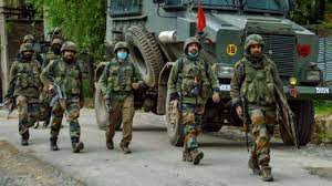 काश्मीरमध्ये तीन जवान हुतात्मा Three jawans martyred in Kashmir