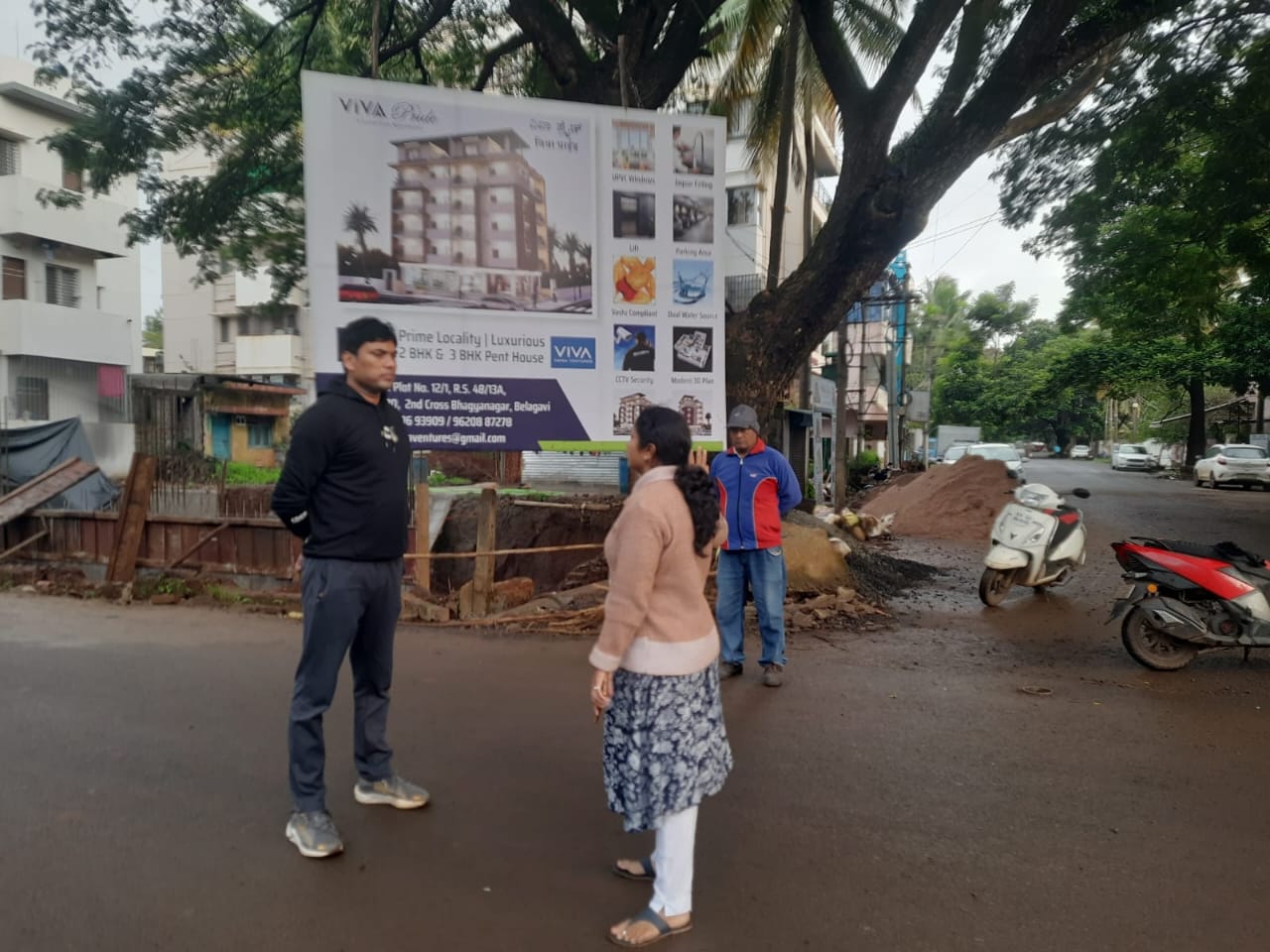 Municipal commissioner toured the city in a garbage truck
