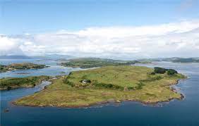 An island in Scotland is for sale