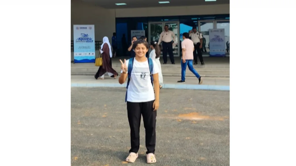 सिंधुदुर्गकन्या पूर्वा गावडे हिची राष्ट्रीय जलतरण स्पर्धेसाठी निवड