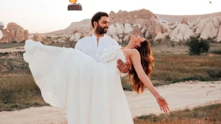 Malvika Raj engagement with Pranab Bagga