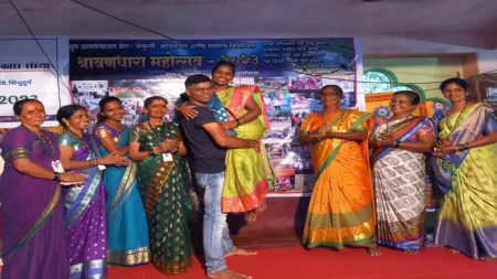 “माझ्या माहेरची साडी”ची मानकरी ठरली रसिका गवस