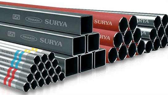 Shares of Surya Roshni gained 9 percent