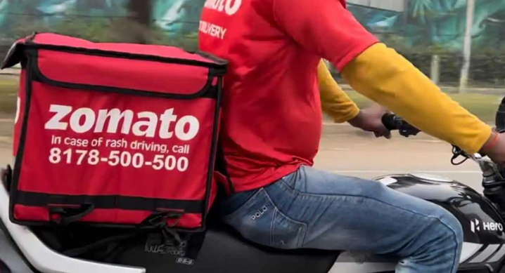 Shares of Zomato riding high
