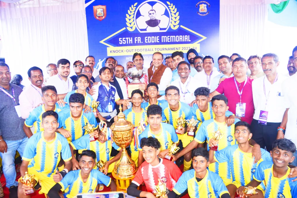सेंट पॉल्स संघाकडे 55 वा फादर एडी चषक 55th Father Eddy Cup to St. Paul's