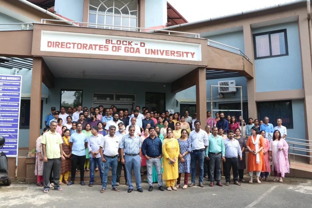 Goa University professors protest