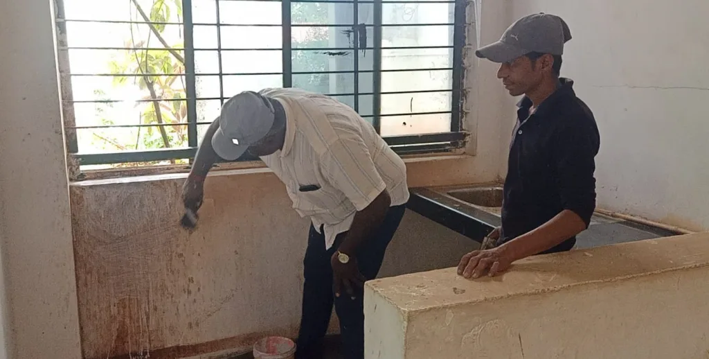 Hygiene measures and sprinklers in the office