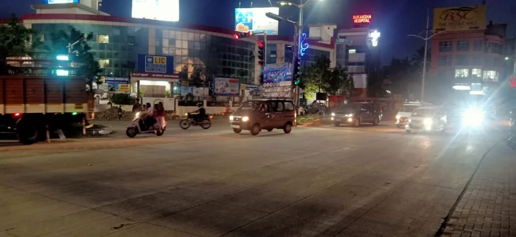 गोवावेस-आरपीडी क्रॉसपर्यंतच्या रस्त्याचे काम पूर्ण Road work completed up to Goaways-RPD cross