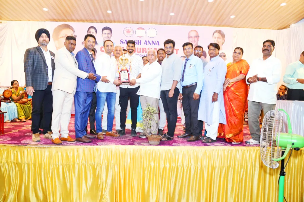 Nitish Belurkar of Goa is the winner of the chess tournament