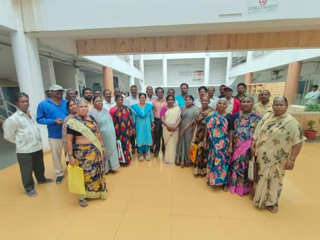 Give houses to the sanitation workers immediately