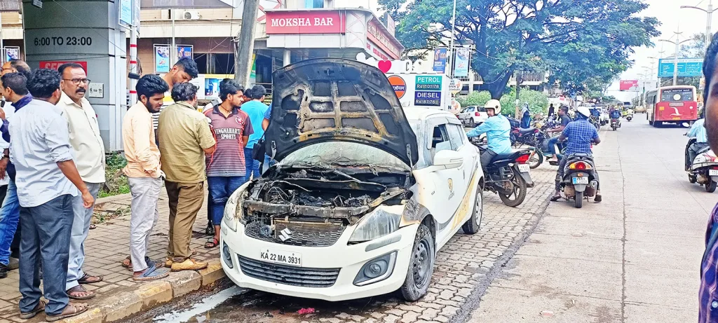 केवळ सुदैवाने मोठा अनर्थ टळला Only luck averted a major disaster