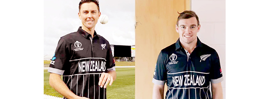 वर्ल्ड कपसाठी न्यूझीलंड संघाची नवी जर्सी New Zealand team's new jersey for the World Cup