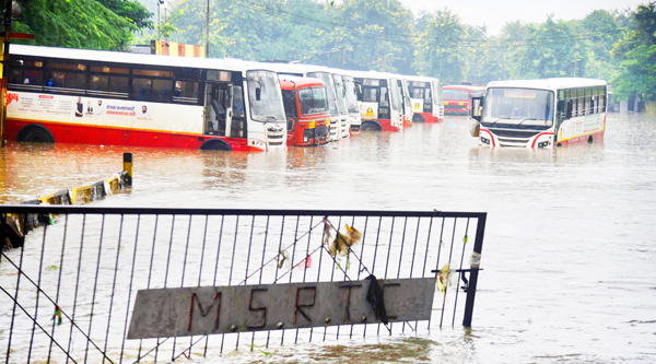 109 ml of rain in 4 hours in Nagpur