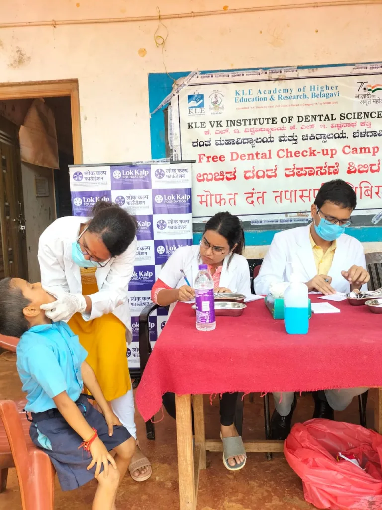 Dental camp in Chapoli by Lokkalp Foundation