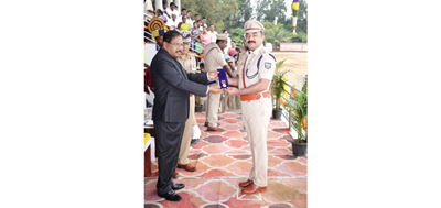 Commandant Dr. Chief Minister's Medal awarded to Kiran Nayak