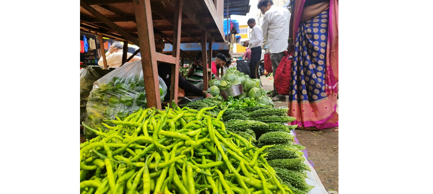 Fall in vegetable prices