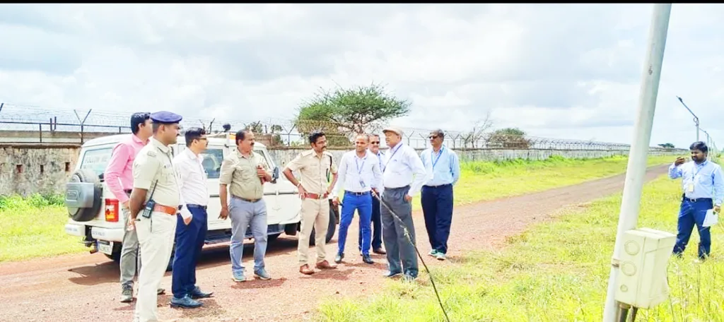Inspection of airport area by Chief Conservator of Forests