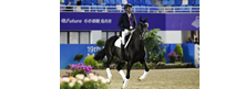 Chheda, Anush, Divyakriti in individual dressage finals