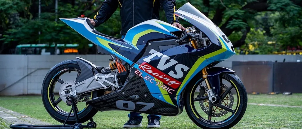 TVS Announces First Electric Racing Two Wheeler