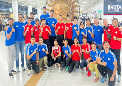 Indian boxing team leaves for China