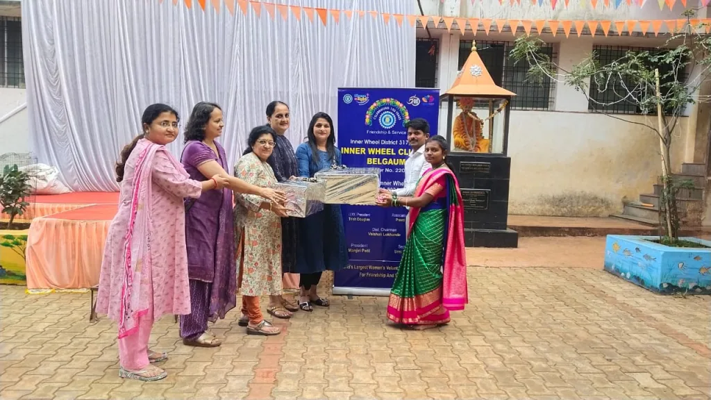 Materials for Ashram-Orphanages by Innerwheel Club