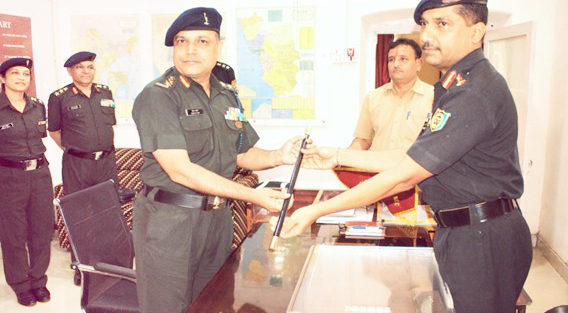 Colonel Mohan Naik as NCC HQ Commander