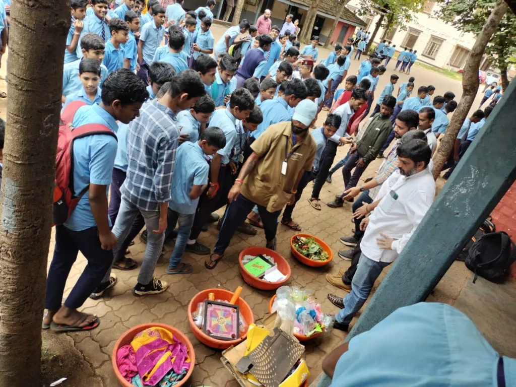 Public awareness about wet and dry waste