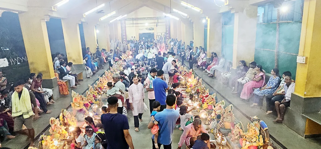 Farewell to Ganesh Bappa in Sattari Taluka on five days