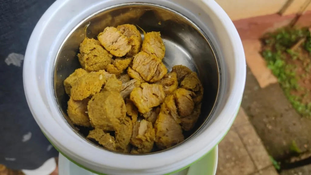 Larvae found in midday meal