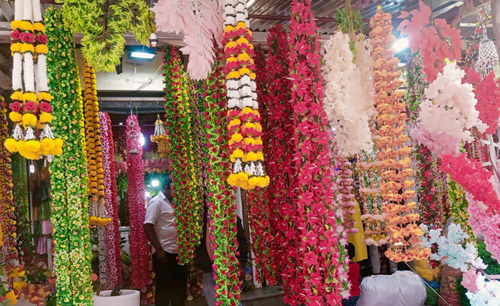 The market is blooming for Ganeshotsav