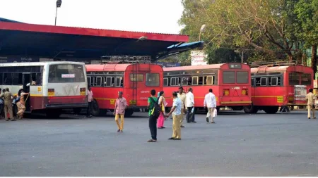 maratha reservation jalna protest buses stop to mumbai pune
